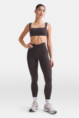 Alternative view of DayFlex Wrap High Waisted Legging - Cool Espresso
