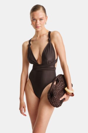 Hamptons Multiway Swimsuit - Espresso