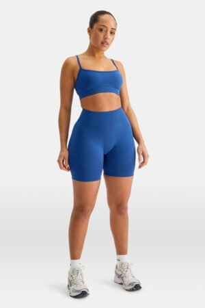 Alternative view of Sculpt Seamless Scrunch Shorts - Cobalt Blue