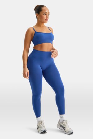 Alternative view of Sculpt Seamless Scrunch Legging - Cobalt Blue