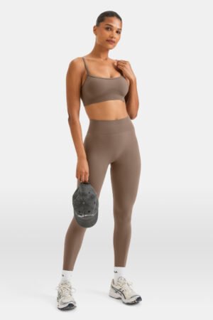 Alternative view of Sculpt Seamless Scrunch Legging - Taupe