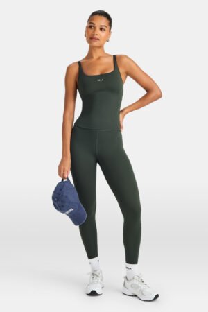 Alternative view of SkinLuxe High Waisted Legging - Dark Moss